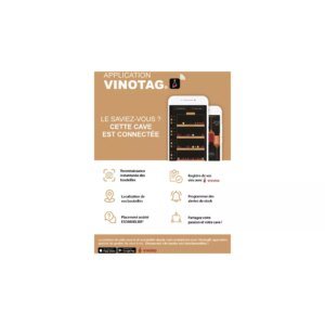 Cave à vin polyvalente LA SOMMELIERE VIP330VBLACK – Image 2