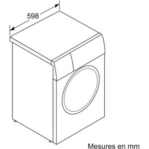 Lave linge hublot BOSCH WGG244FRFR Serenity – Image 2