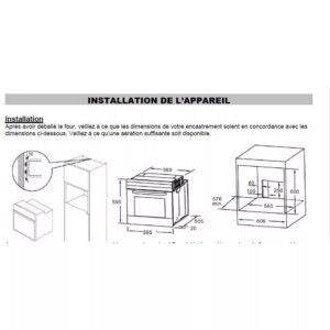Four encastrable BRANDT BOC8000X – Image 10
