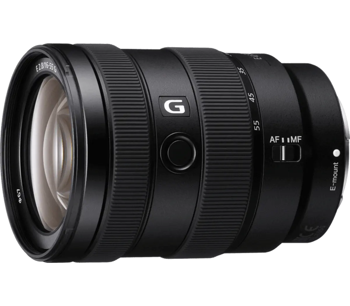 Objectif zoom grand angle G E 16–55 mm F2.8 G APS-C Modèle : SEL1655G