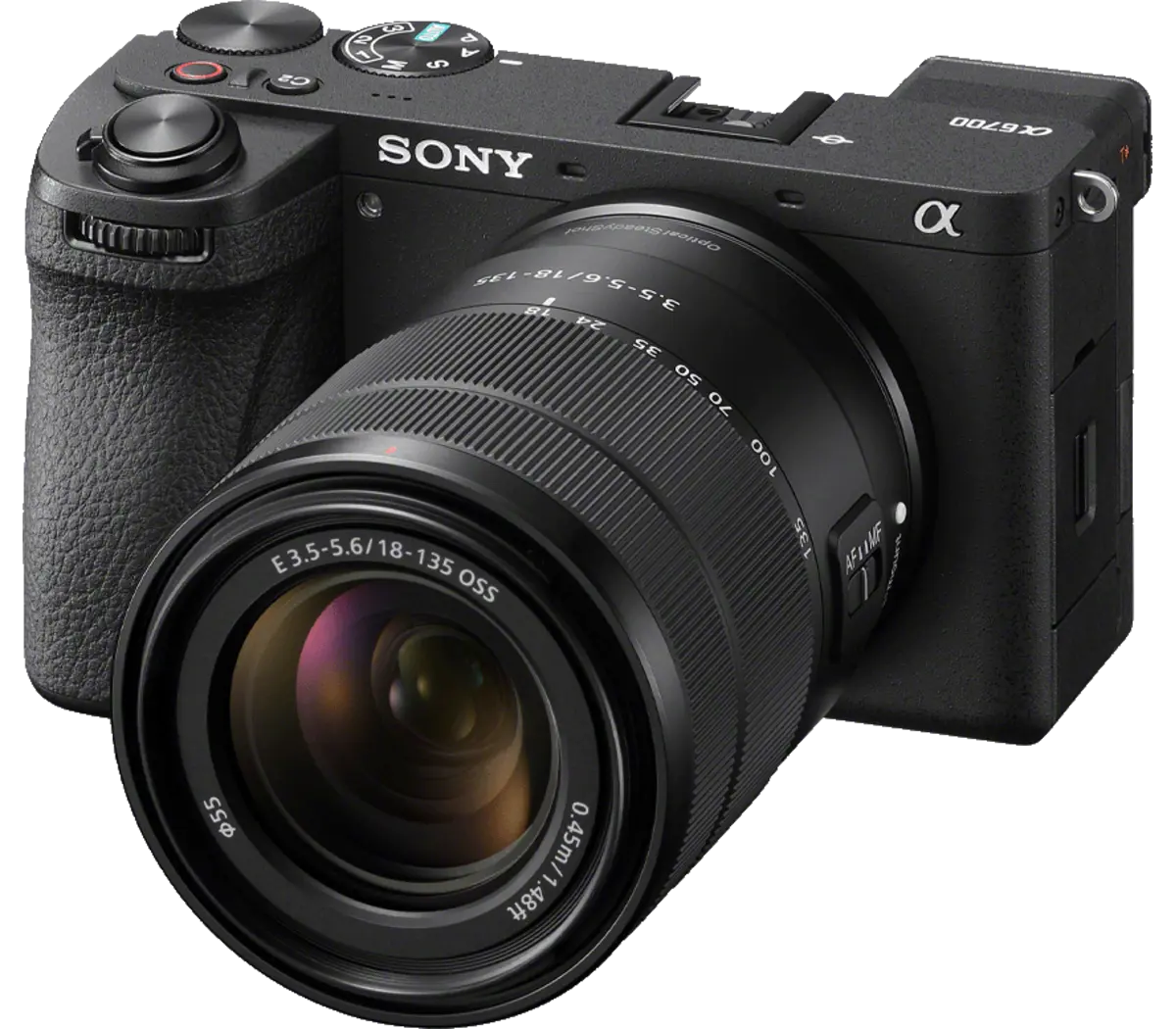 Alpha 6700 – Appareil photo hybride à objectif interchangeable APS-C avec SEL18135 Modèle : ILCE-6700M