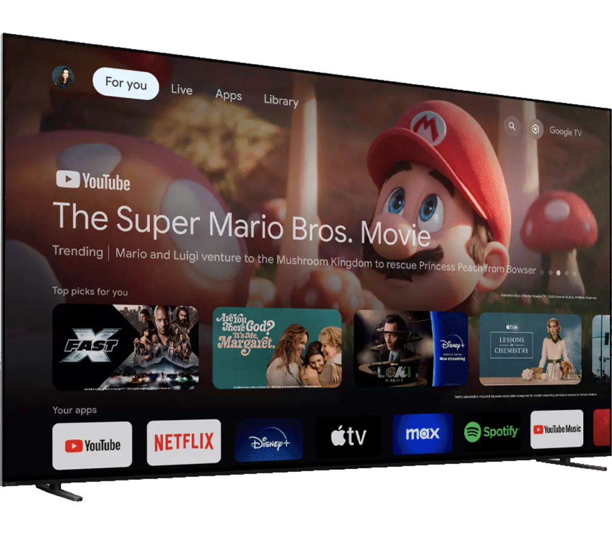 BRAVIA 8 65” Classe OLED 4K HDR Google TV (2024) Modèle : K-65XR80 – Image 3