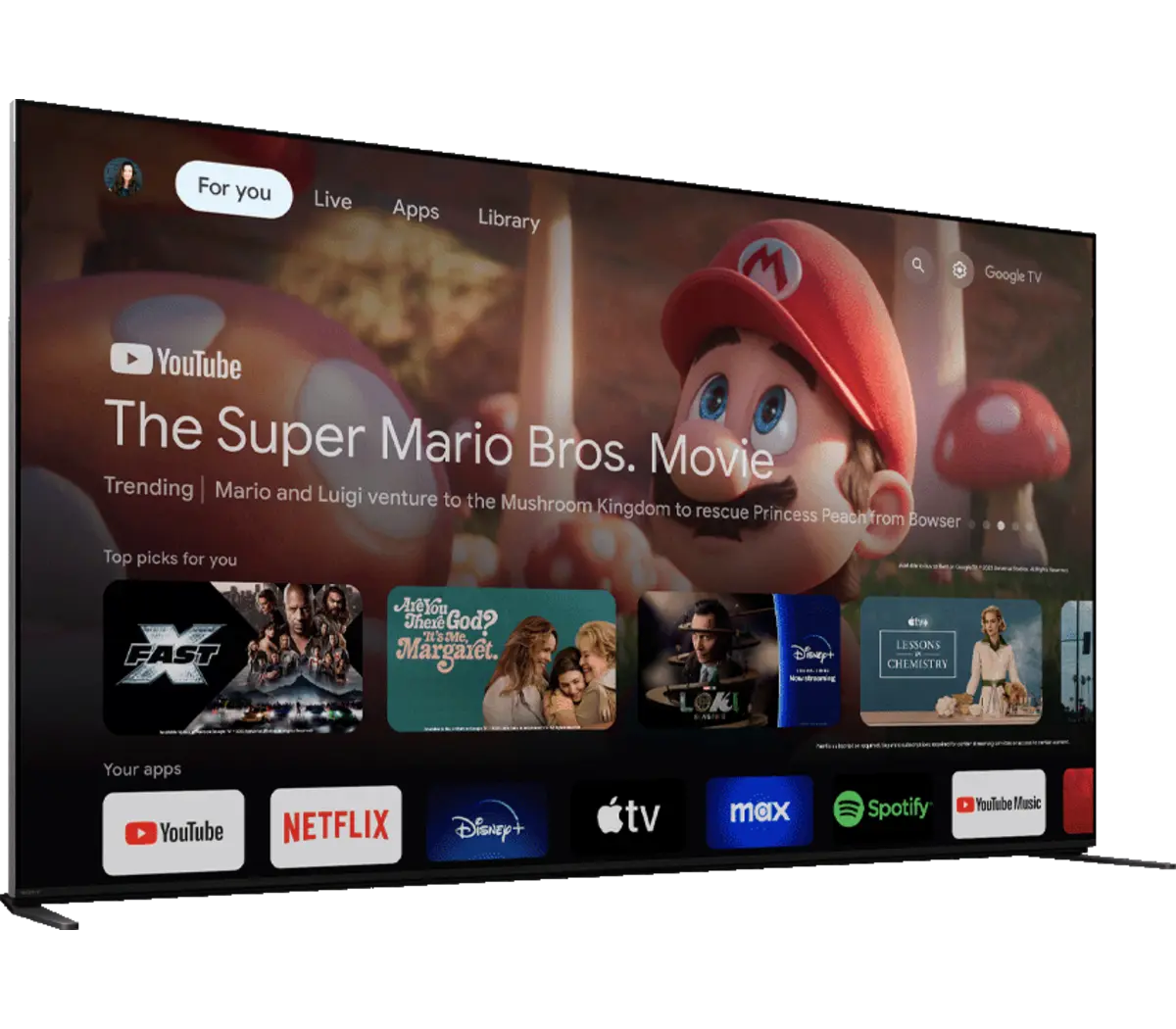 BRAVIA 9 65” classe Mini LED QLED 4K HDR Google TV (2024) Modèle : K-65XR90 – Image 2
