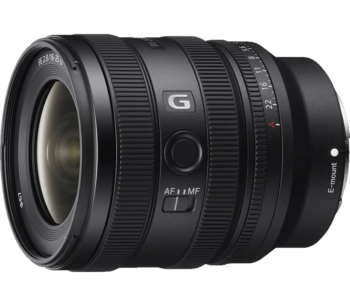 FE 16-25mm F2.8 G Compact, Lightweight Wide Zoom Lens Model: SEL1625G