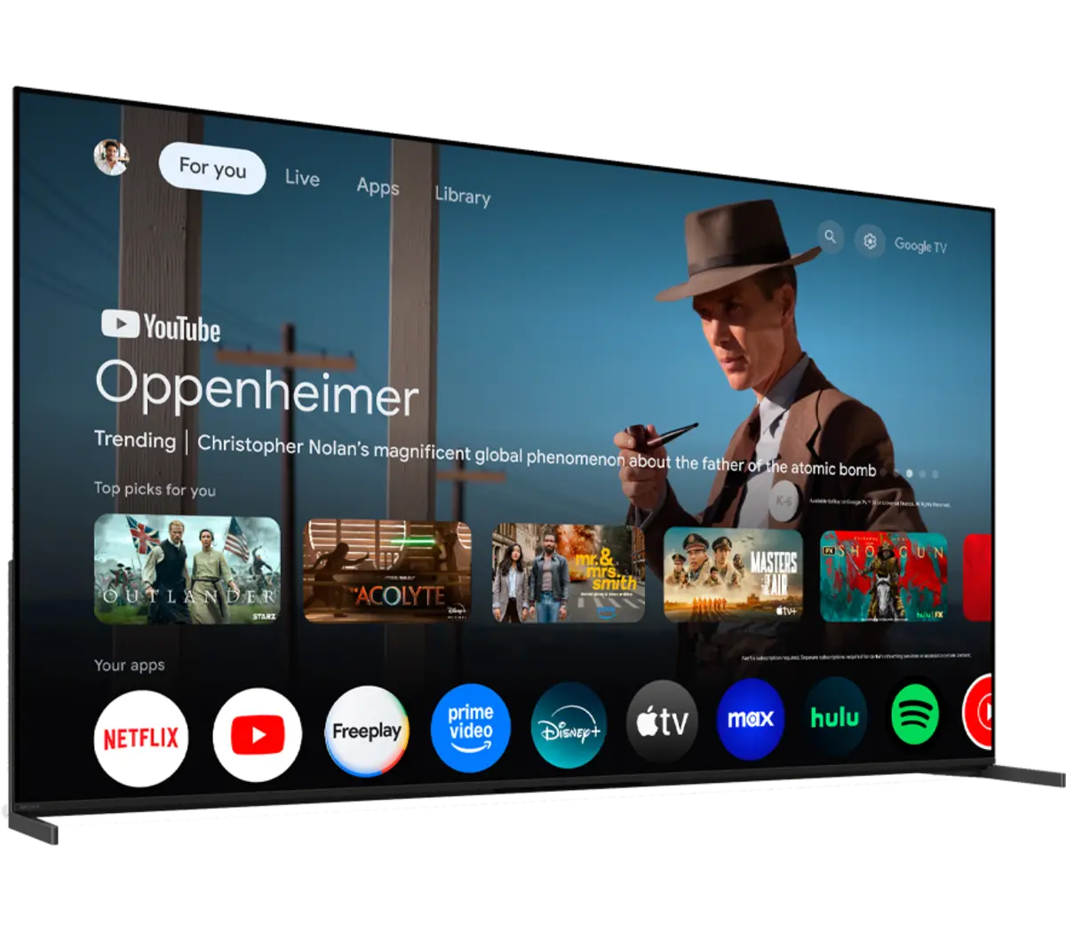 BRAVIA 8 II 65” Classe QD-OLED 4K HDR Google TV (2025) Modèle : K-65XR80M2 – Image 4