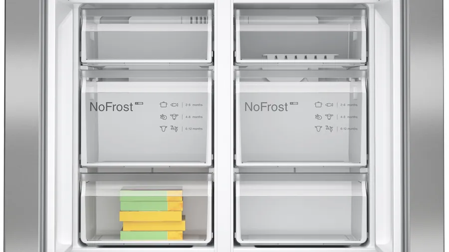 Série 4 Réfrigérateur multi-portes congélateur en bas 183 x 90.5 cm Acier brossé anti-traces, Total No Frost KFN96VPEA – Image 6