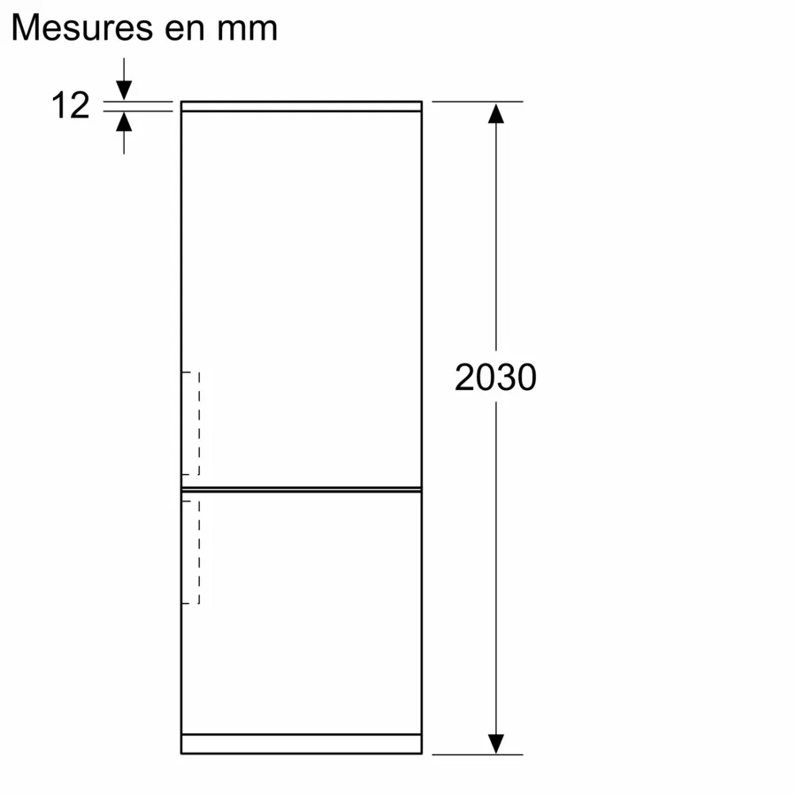 Série 4 Réfrigérateur combiné pose-libre 203 x 70 cm Acier brossé anti-traces, Total No Frost – Image 3