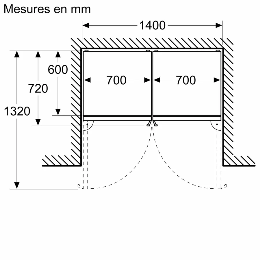 Série 4 Réfrigérateur combiné pose-libre 203 x 70 cm Acier brossé anti-traces, Total No Frost – Image 5