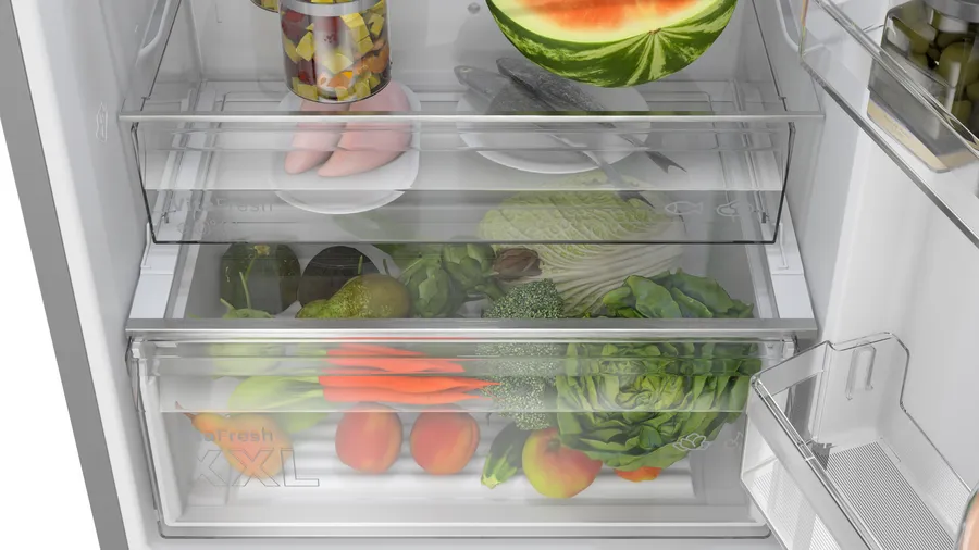 Série 4 Réfrigérateur combiné pose-libre 203 x 70 cm Acier brossé anti-traces, Total No Frost – Image 9