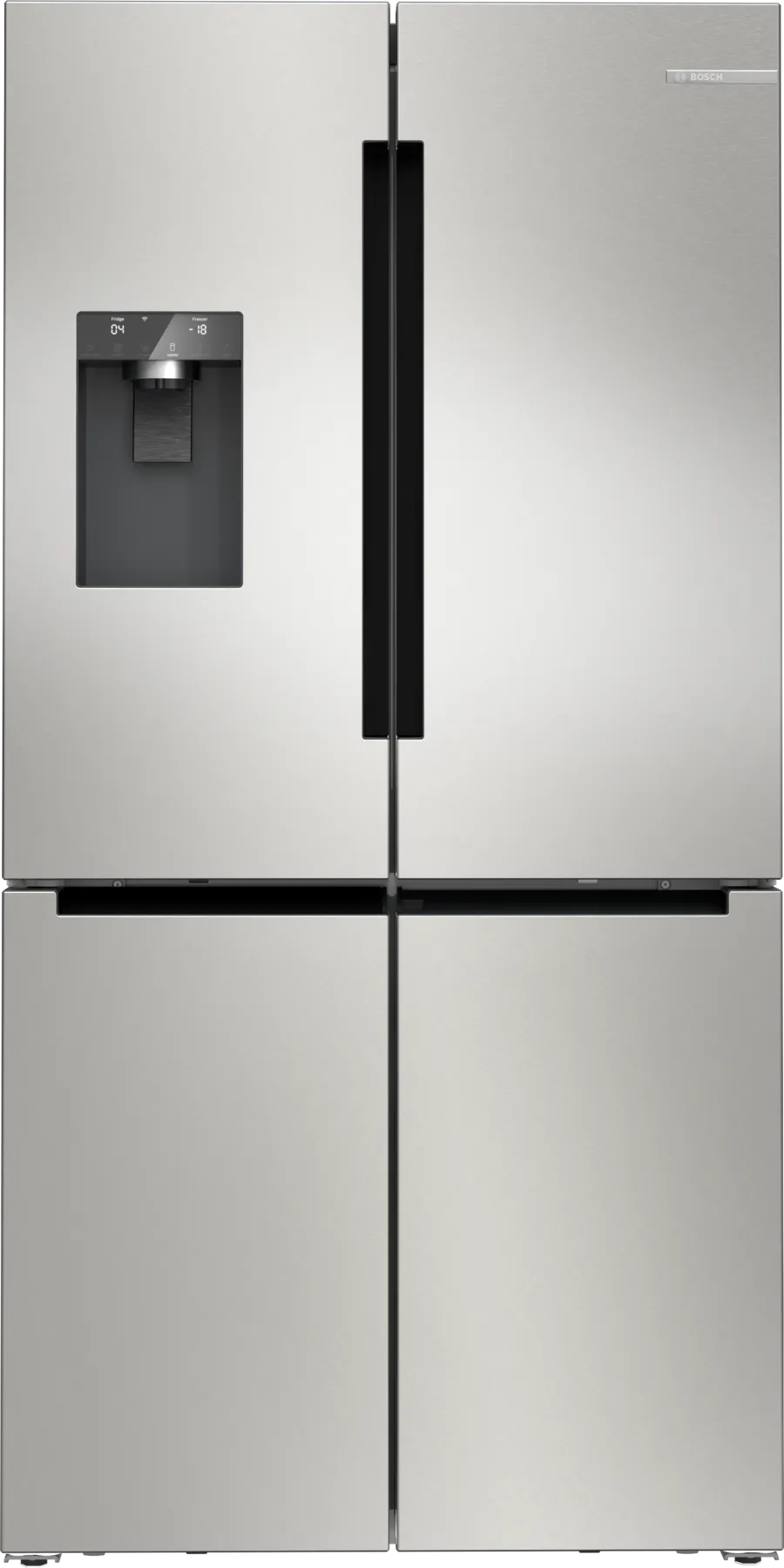Série 6 Réfrigérateur multi-portes congélateur en bas 183 x 90.5 cm Acier brossé anti-traces, Total No Frost