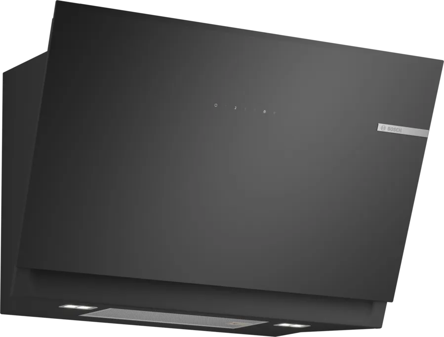 Hotte inclinée 80 cm Noir avec finition en verre, Noir DWJ81AN60 – Image 6