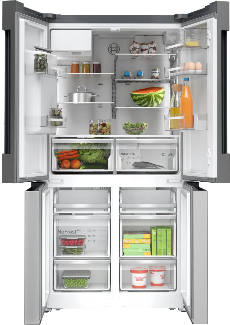 Série 6 Réfrigérateur multi-portes congélateur en bas 183 x 90.5 cm Acier brossé anti-traces, Total No Frost – Image 7