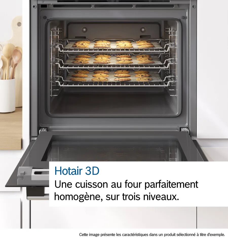 Four encastrable avec fonction vapeur 60 x 60 cm Inox HRG572ES3 – Image 3