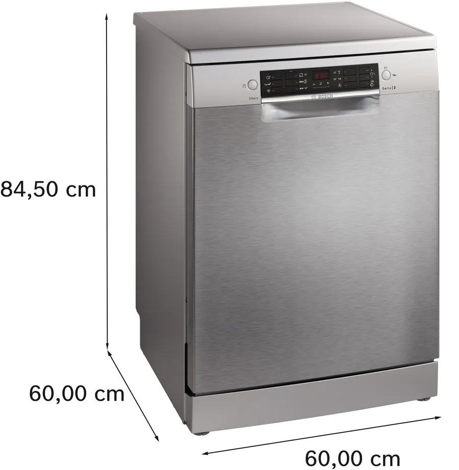 Série 2 Lave-vaisselle pose-libre 60 cm Acier brossé anti-traces SMS26AI01F – Image 9