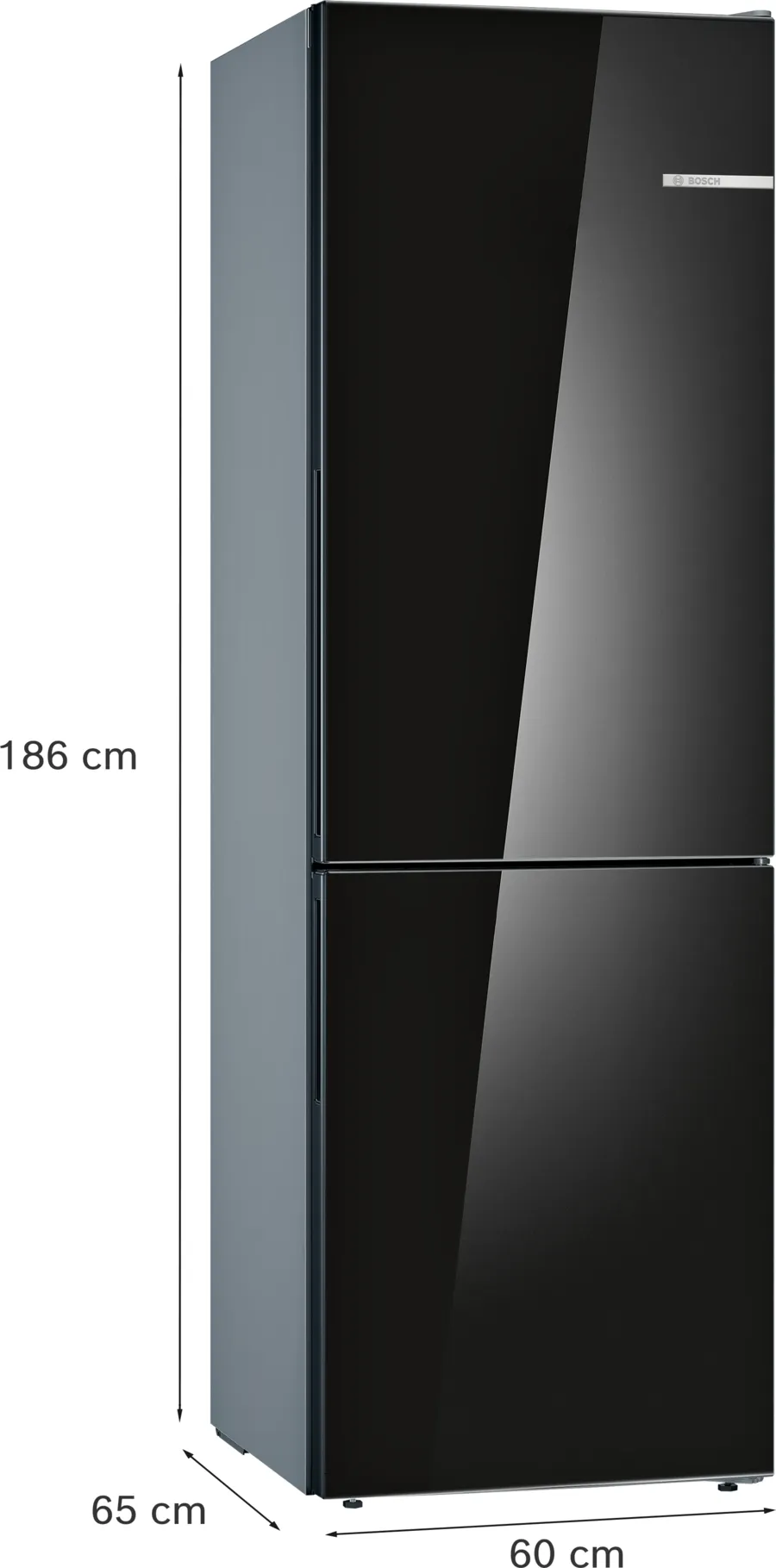 Série 4 Réfrigérateur combiné pose-libre 186 x 60 cm Noir KGV36VBEAS – Image 8