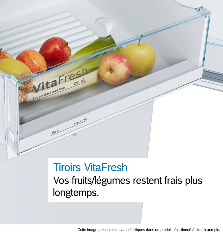 Série 4 Réfrigérateur combiné pose-libre 186 x 60 cm Noir KGV36VBEAS – Image 9