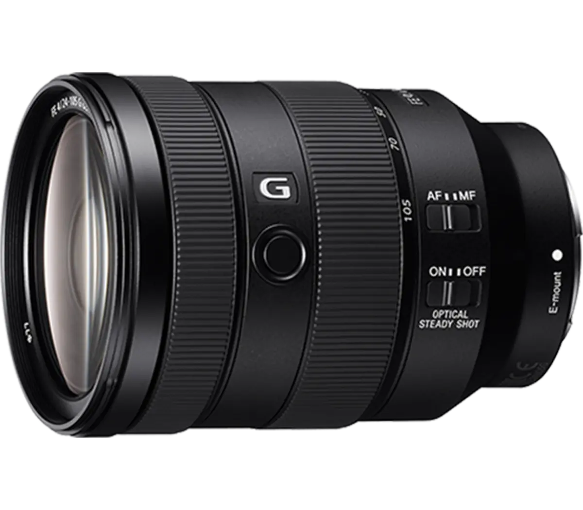 Objectif zoom standard G plein format FE 24–105 mm F4 G OSS avec SteadyShot optique Modèle : SEL24105G/2