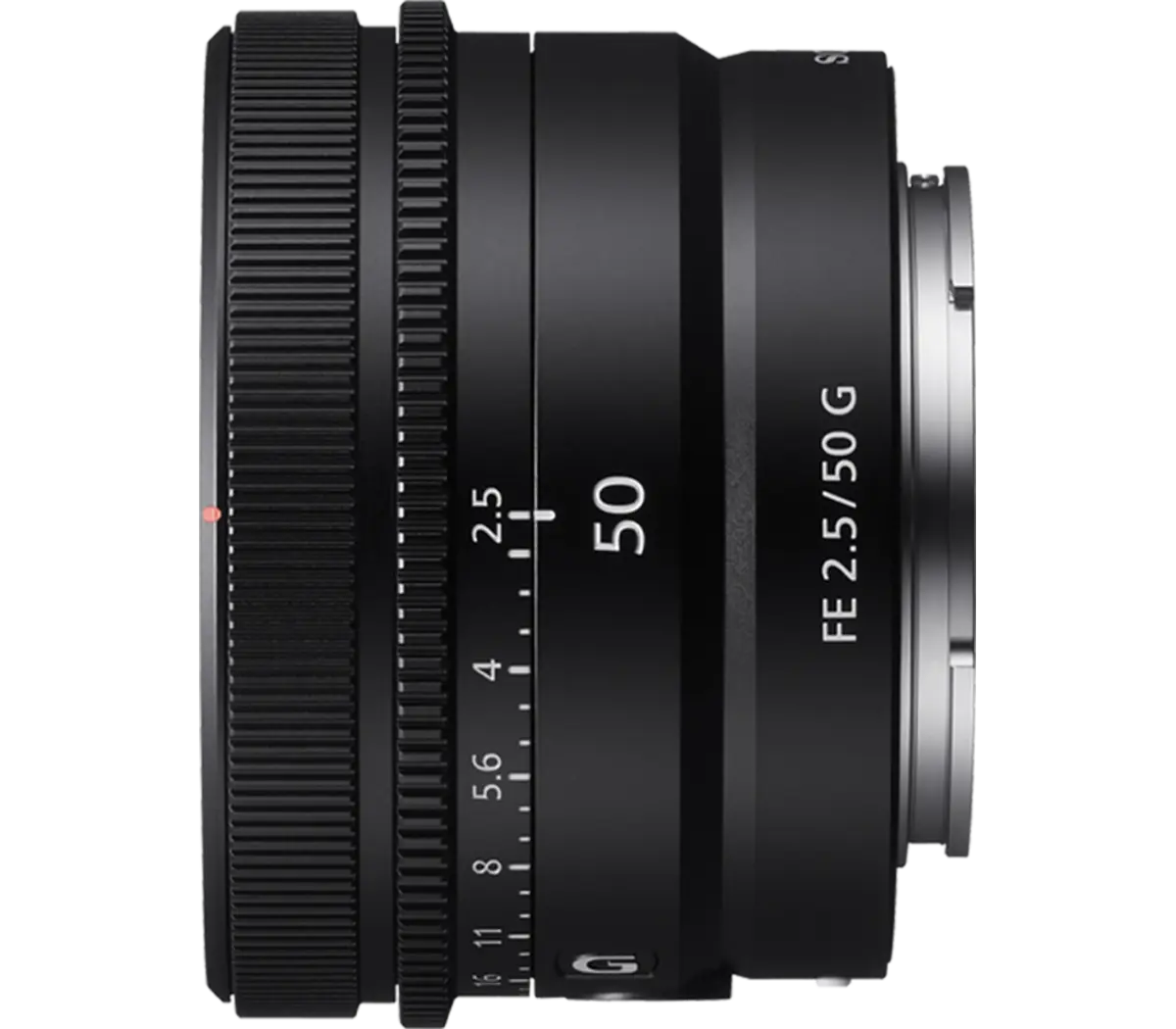 Objectif FE 50 mm F2,5 G Standard Prime G plein format Modèle : SEL50F25G – Image 4