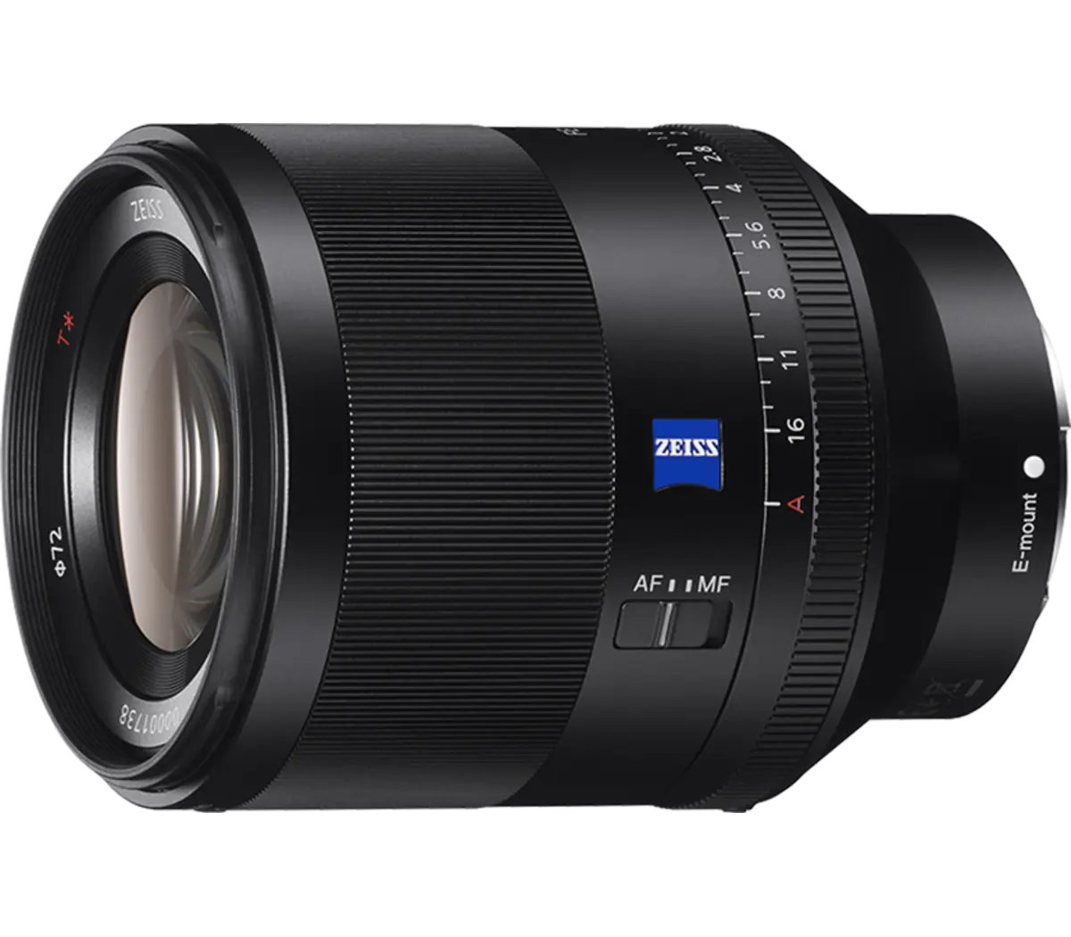Objectif ZEISS standard plein format Planar FE 50 mm F1.4 ZA Modèle : SEL50F14Z