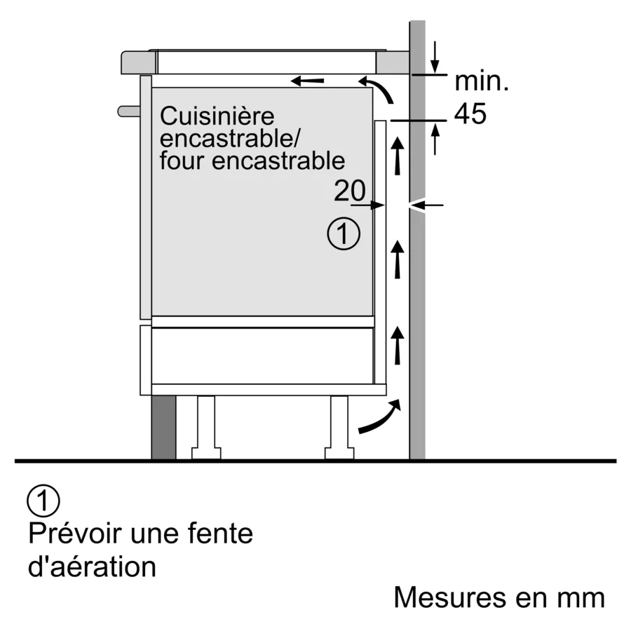 Table à induction 80 cm sans cadre PXY83KHC1E – Image 11