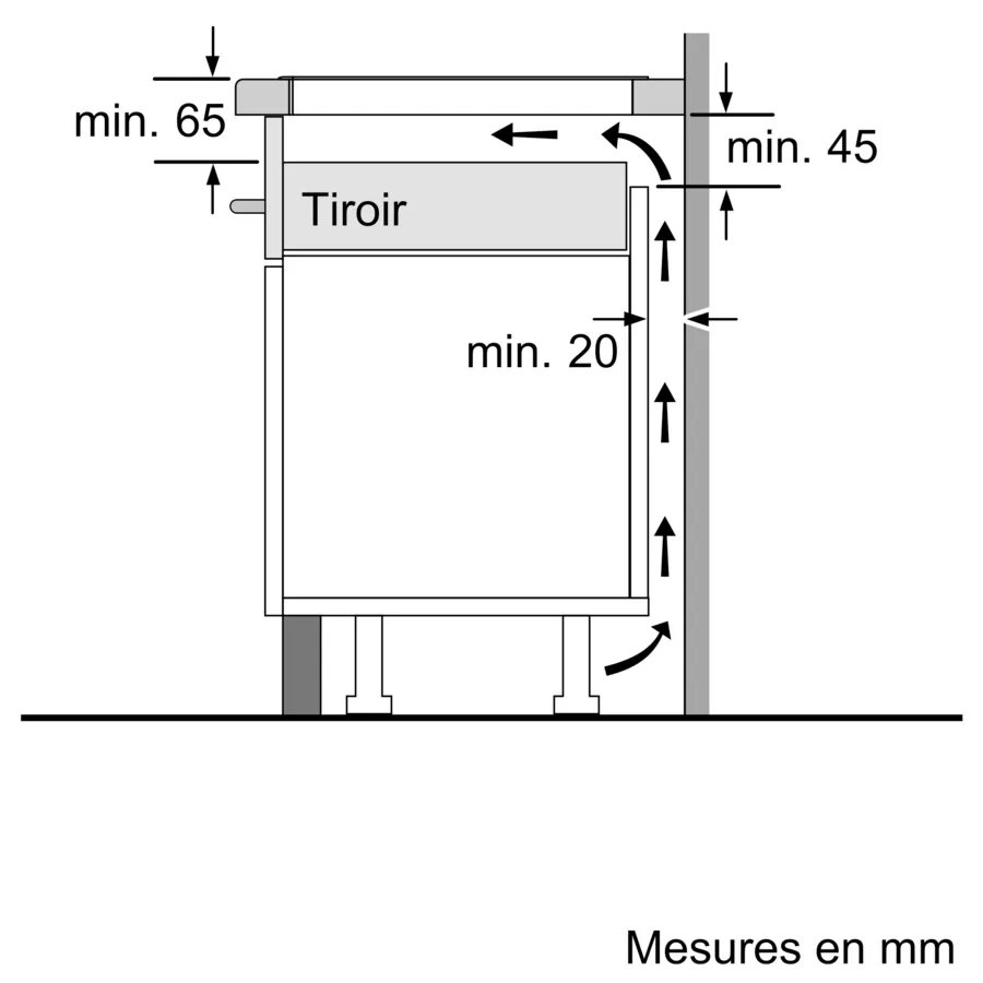 Table à induction 60 cm sans cadre PUJ611BB5E – Image 9