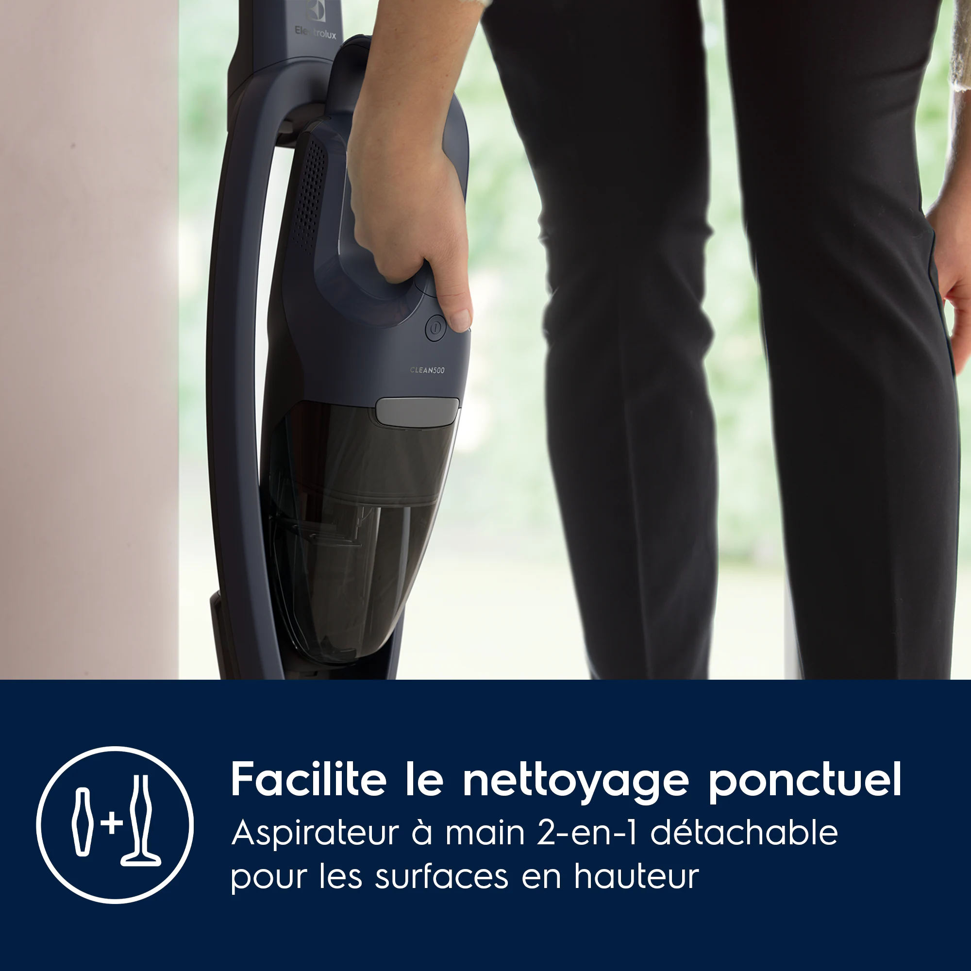 Aspirateur balai sans fil Electrolux 500 2en1 ES52CB18DB – Image 5